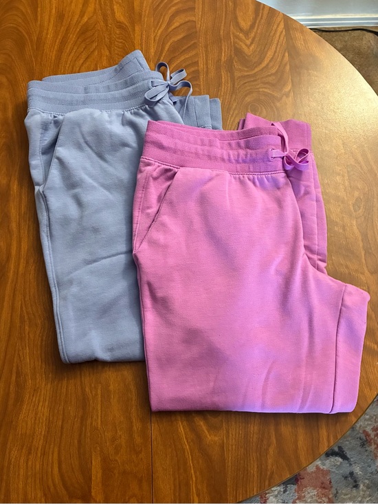 Athletic Works Pants - Women’s Pink and Light Purple Jogger Pants - Comfortable Everyday Bottoms